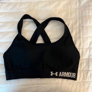 Black underarmour bra